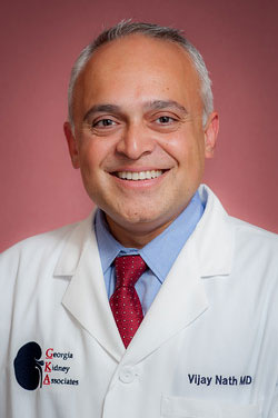 Vijay Nath, MD, nephrologist with Georgia Kidney Associates